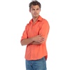 image:imageGioberti Mens Long Sleeve Solid Dress ShirtCoral