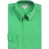 image:imageGioberti Mens Long Sleeve Solid Dress ShirtGreen