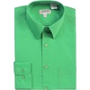 image:imageGioberti Mens Long Sleeve Solid Dress ShirtGreen