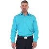 image:imageGioberti Mens Long Sleeve Solid Dress ShirtTeal
