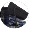 image:imageGioberti Mens Removable Hoodie 100 Cotton Plaid Checkered Flannel Button Down Shirt100  Black  Royal Blue  Gray Highlight