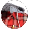 image:imageGioberti Mens Removable Hoodie 100 Cotton Plaid Checkered Flannel Button Down Shirt1145  Red  Black  Orange