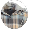 image:imageGioberti Mens Removable Hoodie 100 Cotton Plaid Checkered Flannel Button Down Shirt12  Blue  Gold