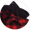 image:imageGioberti Mens Removable Hoodie 100 Cotton Plaid Checkered Flannel Button Down Shirt48  Black  Red Checked Plaid