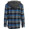 image:imageGioberti Mens Removable Hoodie 100 Cotton Plaid Checkered Flannel Button Down Shirt52  Night Blue