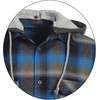image:imageGioberti Mens Removable Hoodie 100 Cotton Plaid Checkered Flannel Button Down Shirt52  Night Blue
