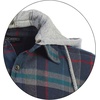 image:imageGioberti Mens Removable Hoodie 100 Cotton Plaid Checkered Flannel Button Down Shirt54  Dark Green  Red Highlight