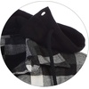 image:imageGioberti Mens Removable Hoodie 100 Cotton Plaid Checkered Flannel Button Down Shirt90  Black  Gray  White Highlight