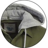 image:imageGioberti Mens Removable Hoodie 100 Cotton Plaid Checkered Flannel Button Down ShirtHeather Olive