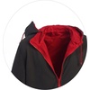 image:imageGioberti Mens Reversible Rain Jacket with Polar Fleece LiningRed  Charcoal