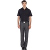 image:imageGioberti Mens Short Sleeve Solid Dress Shirt Black L