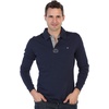 image:imageGioberti Mens Slim Fit Long Sleeve Stretch Polo Shirt