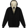 image:imageGioberti Mens Soft Heavyweight Sherpa Lined Fleece Hoodie JacketBlack