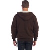 image:imageGioberti Mens Soft Heavyweight Sherpa Lined Fleece Hoodie JacketBrown