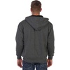 image:imageGioberti Mens Soft Heavyweight Sherpa Lined Fleece Hoodie JacketCharcoal B