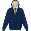image:imageGioberti Mens Soft Heavyweight Sherpa Lined Fleece Hoodie JacketDark Blue