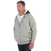 image:imageGioberti Mens Soft Heavyweight Sherpa Lined Fleece Hoodie JacketFh9003  Heather Gray
