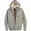 image:imageGioberti Mens Soft Heavyweight Sherpa Lined Fleece Hoodie JacketFh9003  Heather Gray