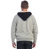 image:imageGioberti Mens Soft Heavyweight Sherpa Lined Fleece Hoodie JacketFh9003  Heather Gray