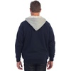 image:imageGioberti Mens Soft Heavyweight Sherpa Lined Fleece Hoodie JacketFh9003  Navy