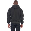 image:imageGioberti Mens Soft Heavyweight Sherpa Lined Fleece Hoodie JacketHeather Charcoal