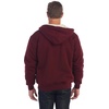 image:imageGioberti Mens Soft Heavyweight Sherpa Lined Fleece Hoodie JacketMaroon
