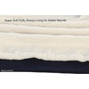 image:imageGioberti Mens Soft Heavyweight Sherpa Lined Fleece Hoodie JacketNavy