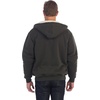 image:imageGioberti Mens Soft Heavyweight Sherpa Lined Fleece Hoodie JacketOlive