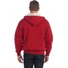 image:imageGioberti Mens Soft Heavyweight Sherpa Lined Fleece Hoodie JacketRed