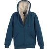 image:imageGioberti Mens Soft Heavyweight Sherpa Lined Fleece Hoodie JacketTeal