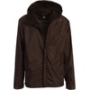 image:imageGioberti Mens Waterproof Rain Jacket With Mesh Lining and Carrying BagBrown