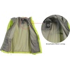 image:imageGioberti Mens Waterproof Rain Jacket With Mesh Lining and Carrying BagNeon Green
