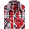 image:imageGioberti Mens Western Cowboy Short Sleeve Shirt with Snap Buttons1036w Rednavy