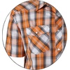 image:imageGioberti Mens Western Cowboy Short Sleeve Shirt with Snap Buttons1039w Orangegray