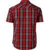image:imageGioberti Mens Western Cowboy Short Sleeve Shirt with Snap Buttons1049w Redblack