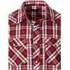 image:imageGioberti Mens Western Cowboy Short Sleeve Shirt with Snap Buttons1055w Rednavy