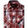image:imageGioberti Mens Western Cowboy Short Sleeve Shirt with Snap Buttons1061w Orangewhite