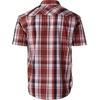 image:imageGioberti Mens Western Cowboy Short Sleeve Shirt with Snap Buttons1061w Orangewhite