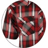 image:imageGioberti Mens Western Cowboy Short Sleeve Shirt with Snap Buttons1088w Redblack