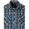 image:imageGioberti Mens Western Cowboy Short Sleeve Shirt with Snap Buttons1090w Bluegray