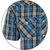 image:imageGioberti Mens Western Cowboy Short Sleeve Shirt with Snap Buttons1090w Bluegray