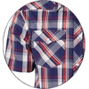 image:imageGioberti Mens Western Cowboy Short Sleeve Shirt with Snap Buttons1092w Navyred