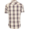 image:imageGioberti Mens Western Cowboy Short Sleeve Shirt with Snap Buttons1093w Charcoalblue