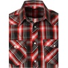 image:imageGioberti Mens Western Cowboy Short Sleeve Shirt with Snap Buttons1094w Redblack