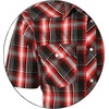 image:imageGioberti Mens Western Cowboy Short Sleeve Shirt with Snap Buttons1094w Redblack
