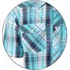 image:imageGioberti Mens Western Cowboy Short Sleeve Shirt with Snap Buttons1097w Turquoiseteal
