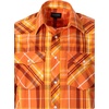 image:imageGioberti Mens Western Cowboy Short Sleeve Shirt with Snap Buttons1098w Orangeyellow