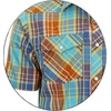 image:imageGioberti Mens Western Cowboy Short Sleeve Shirt with Snap Buttons1100w Turquoisebrown