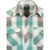 image:imageGioberti Mens Western Cowboy Short Sleeve Shirt with Snap Buttons1101w Mintgray