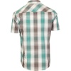image:imageGioberti Mens Western Cowboy Short Sleeve Shirt with Snap Buttons1101w Mintgray